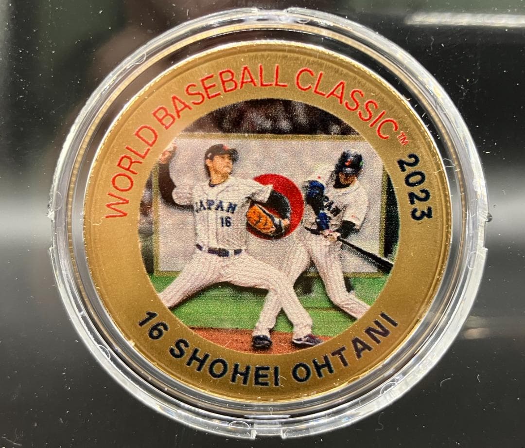 2023年WBC日本優勝 大谷翔平ゴールド　アクリルディスプレイスタンド