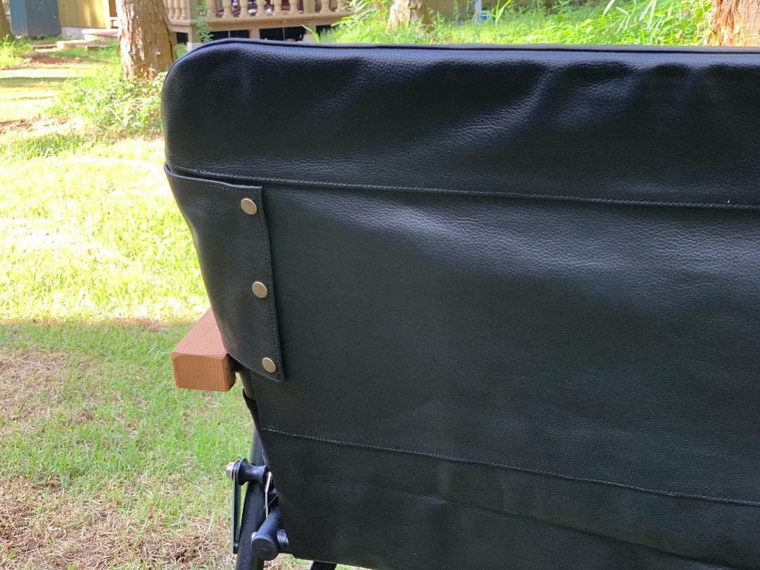 【超レア・新品】本革＆天然木　鹿ベンチカスタムカバーセット　完全フルレザー