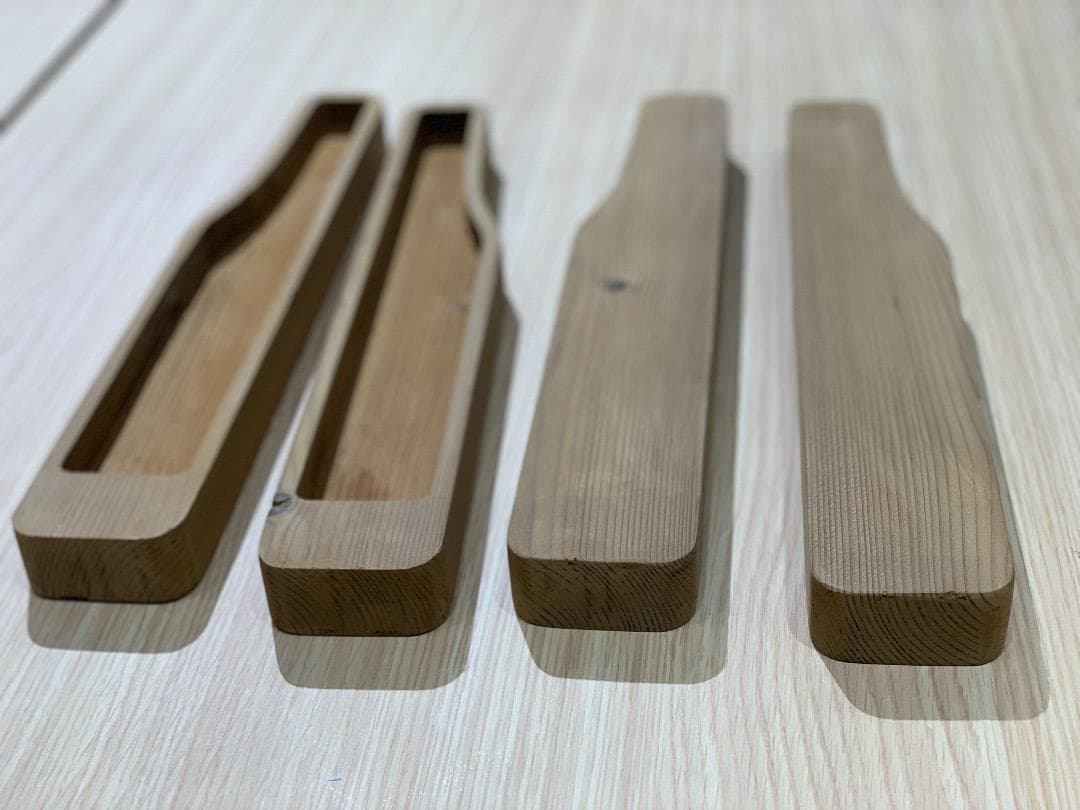 【超レア・新品】本革＆天然木　鹿ベンチカスタムカバーセット　完全フルレザー