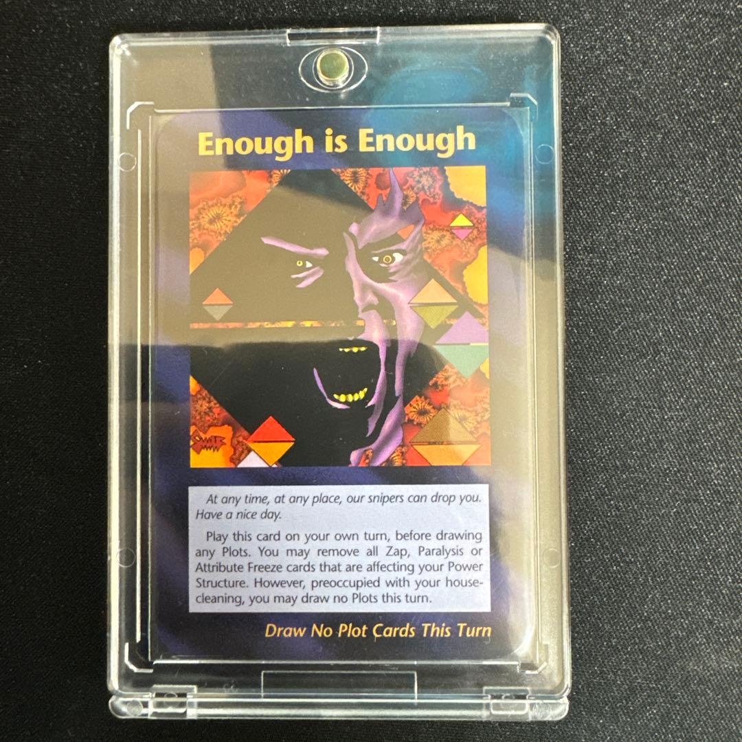 Enough is Enough シングル1枚 イルミナティカード INWO