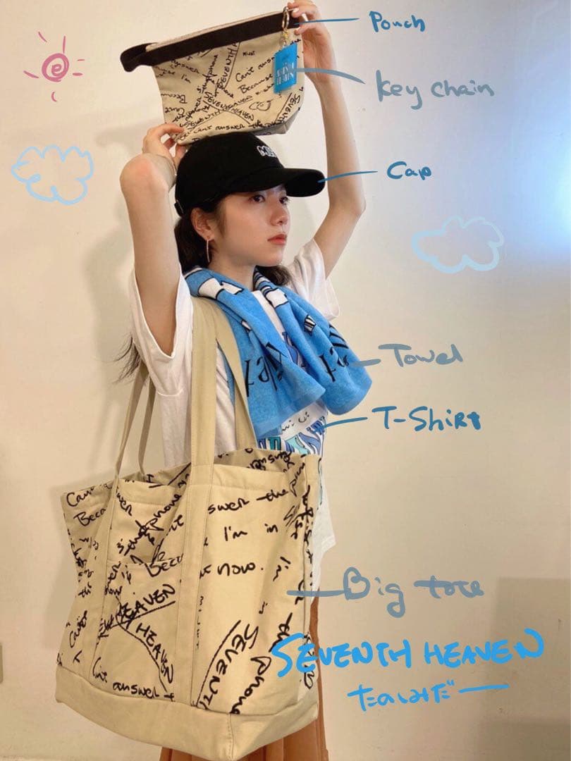 milet SEVENTH HEAVEN ビッグトートバッグ