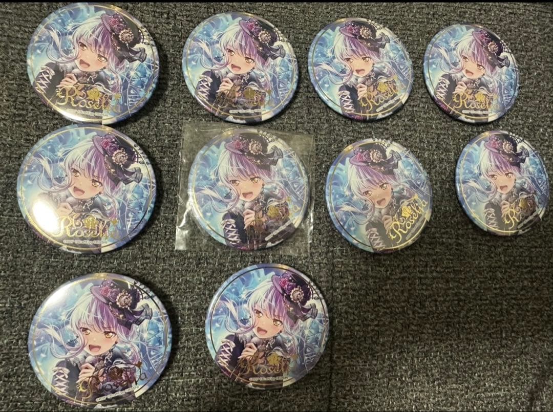 バンドリ 湊友希那 3.5 缶バッジ