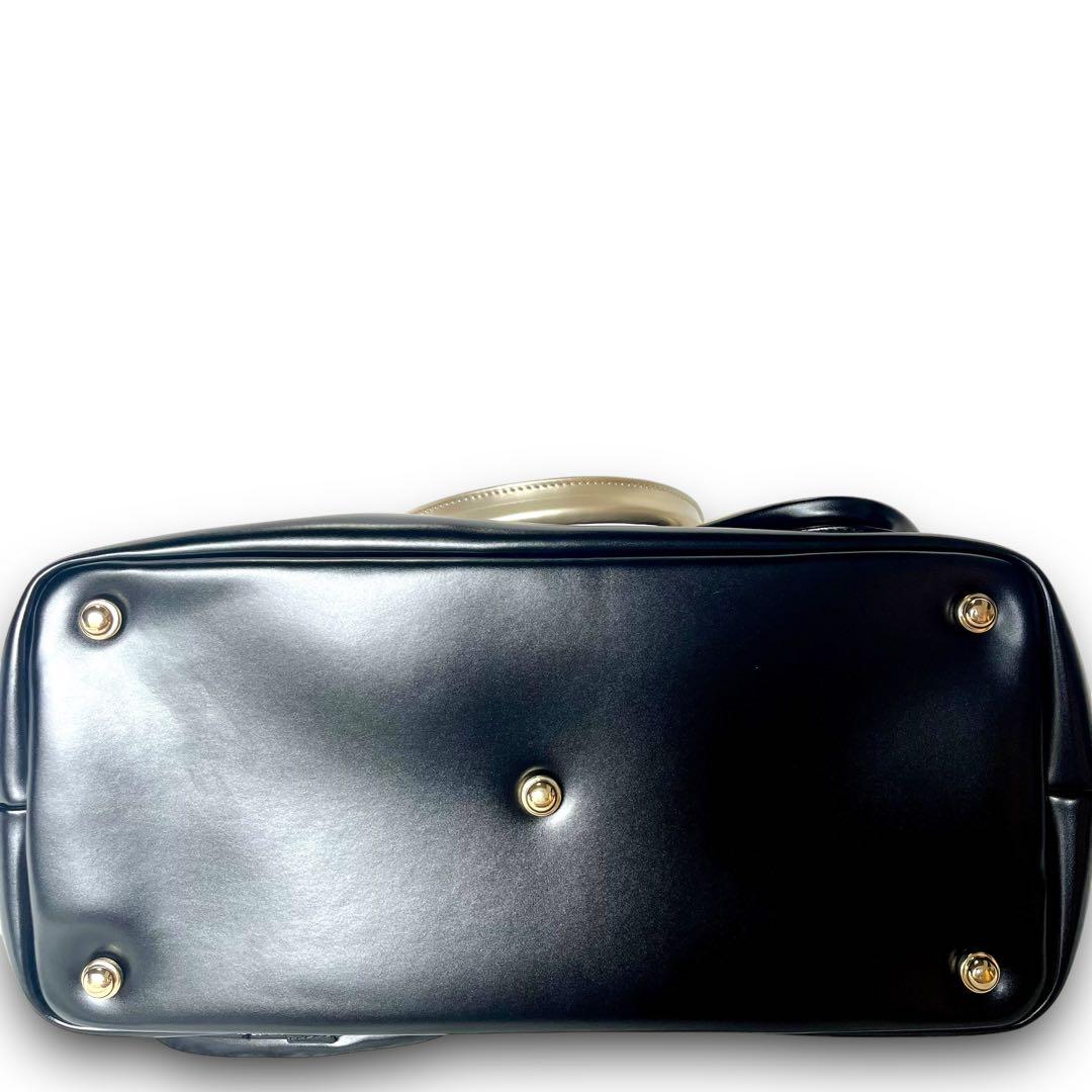 新品未使用　mu スポーツ 花柄刺繍　レザー　ボストンバッグ ゴルフバック