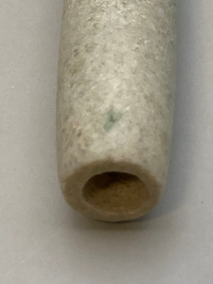 ②マヤ翡翠　1000年以上の物　穴付き　希少