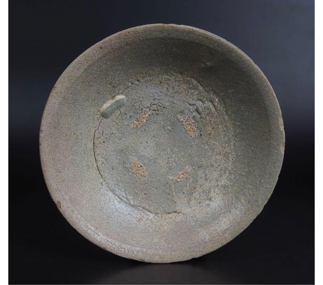 送料無料　李朝青磁小皿　径13ｃｍ