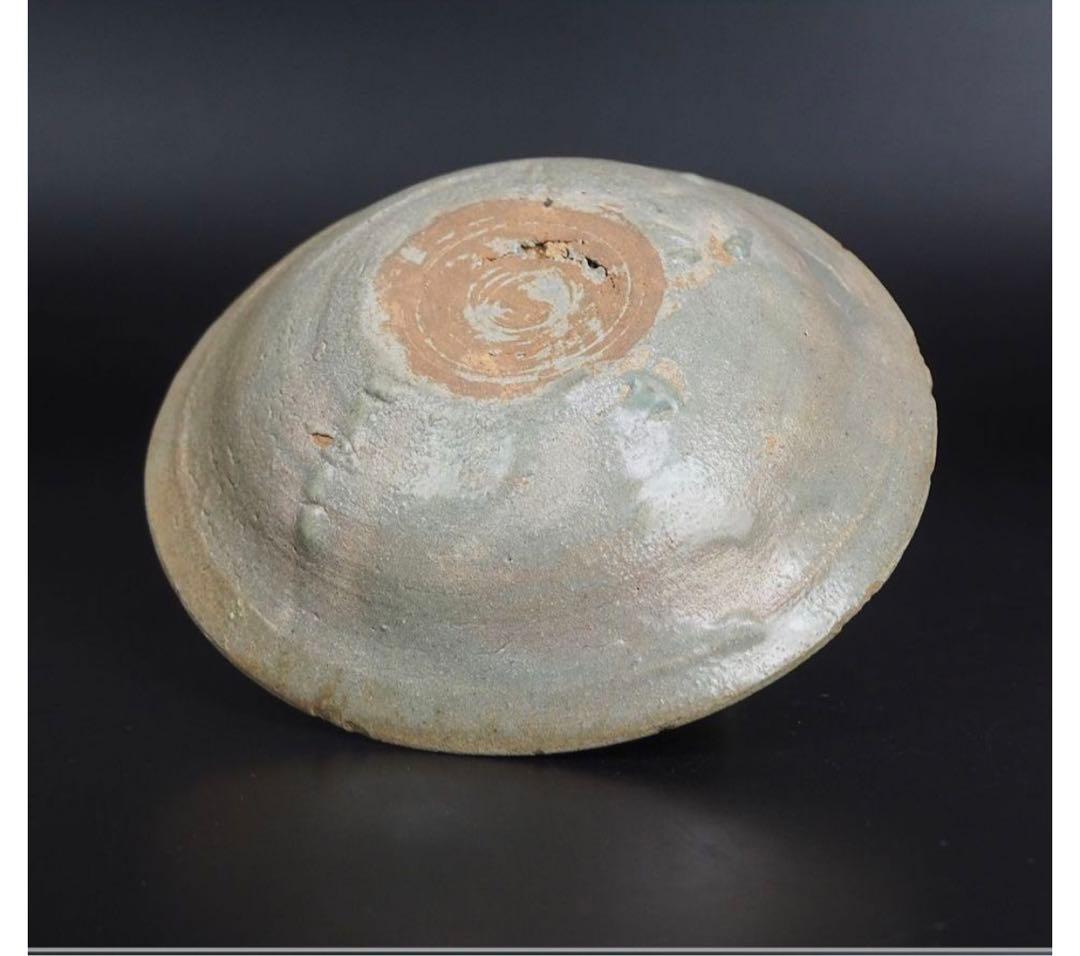 送料無料　李朝青磁小皿　径13ｃｍ