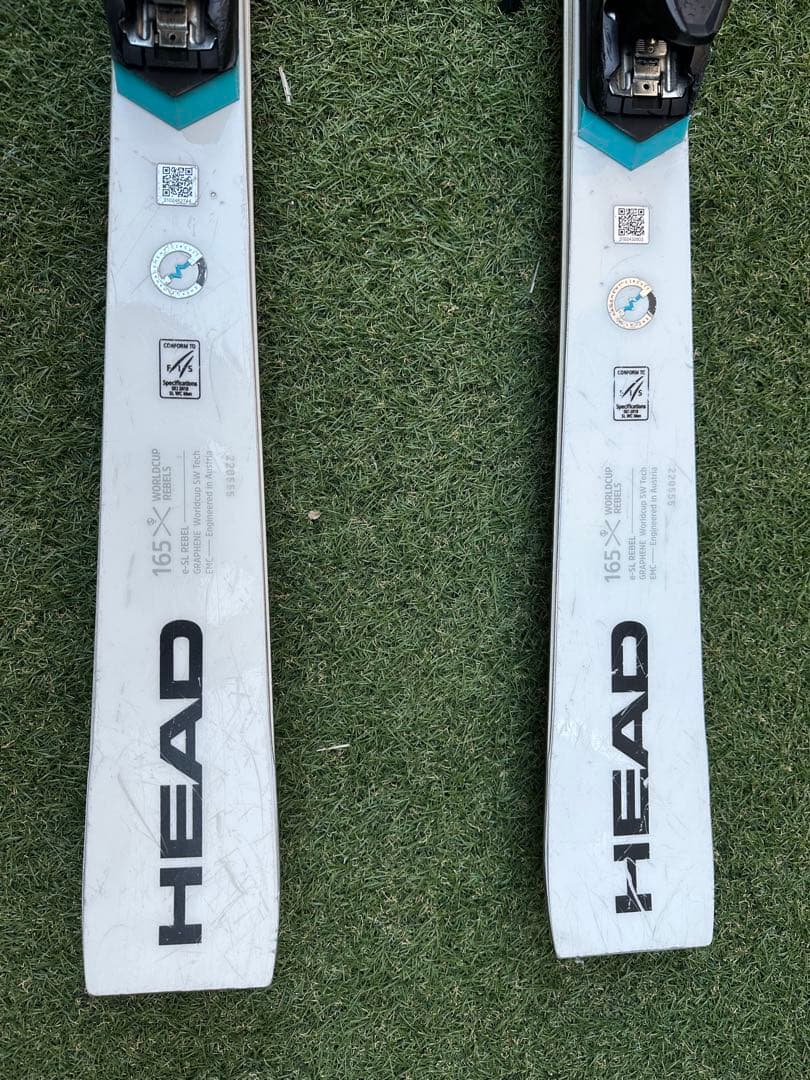 HEAD 23-24モデル レーシング ビンディング付きfis印 165cm