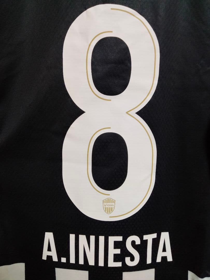 ヴィッセル神戸 イニエスタ 25周年オーセンティックユニフォーム 紙タグ付き