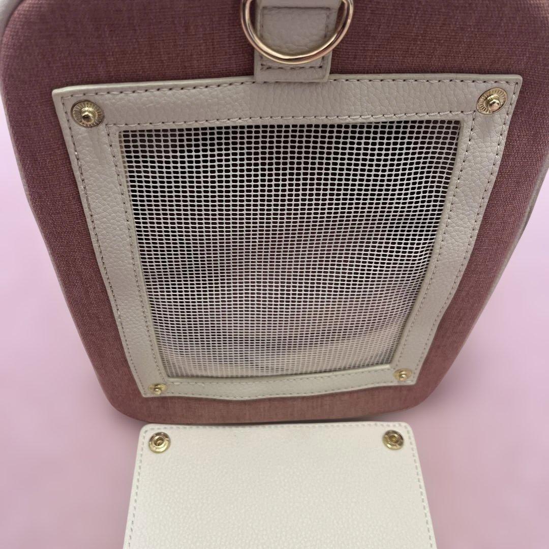 MILLIONG 犬用キャリーバッグ ピンク