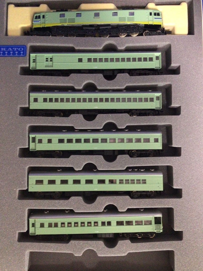 確認用 KATO 関水金属 Nゲージ 電気機関車と客車セット デッドストック
