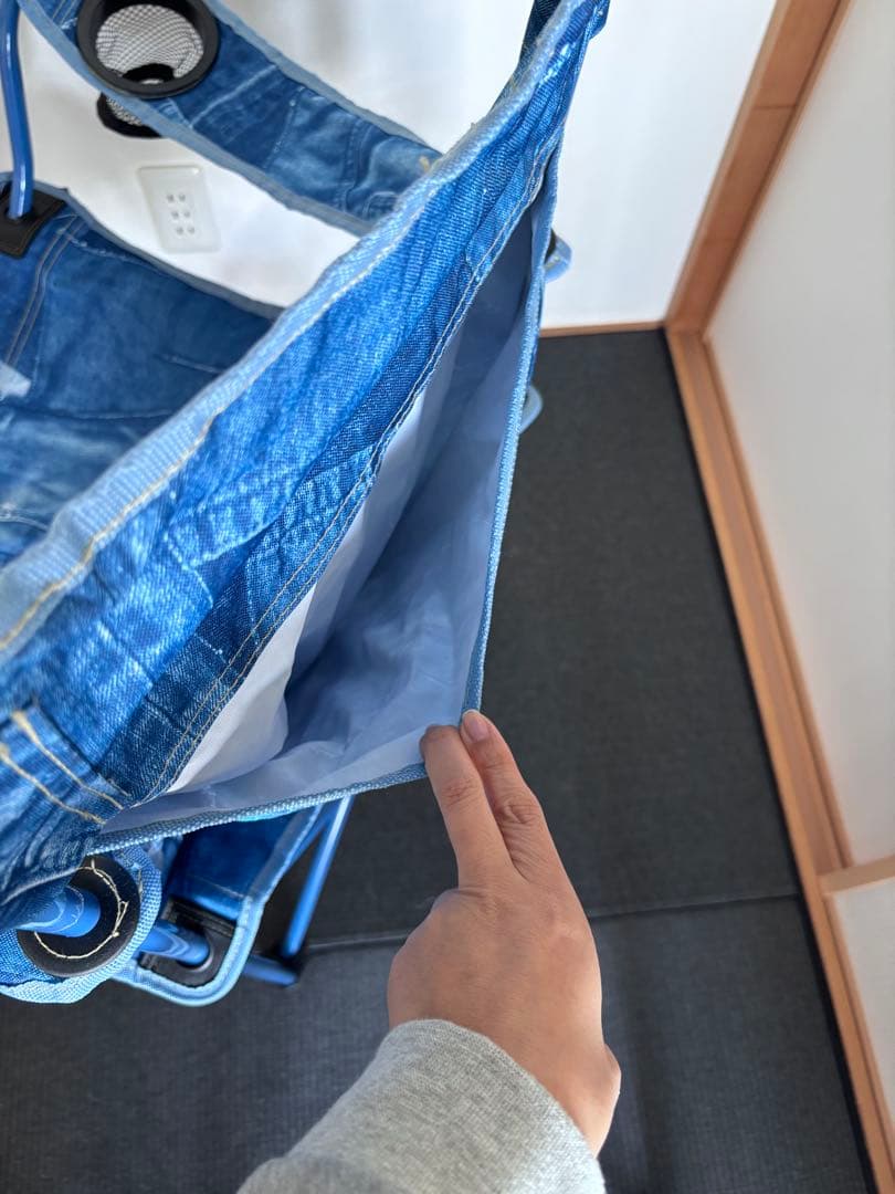 コールマン　チェア　インディゴ　二脚