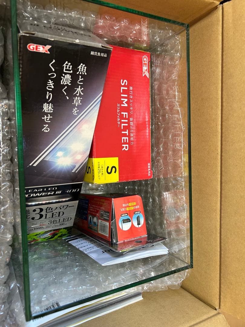 水槽初めてセット！　GEX セット売り　スターターセット　アクアリウムフルセット