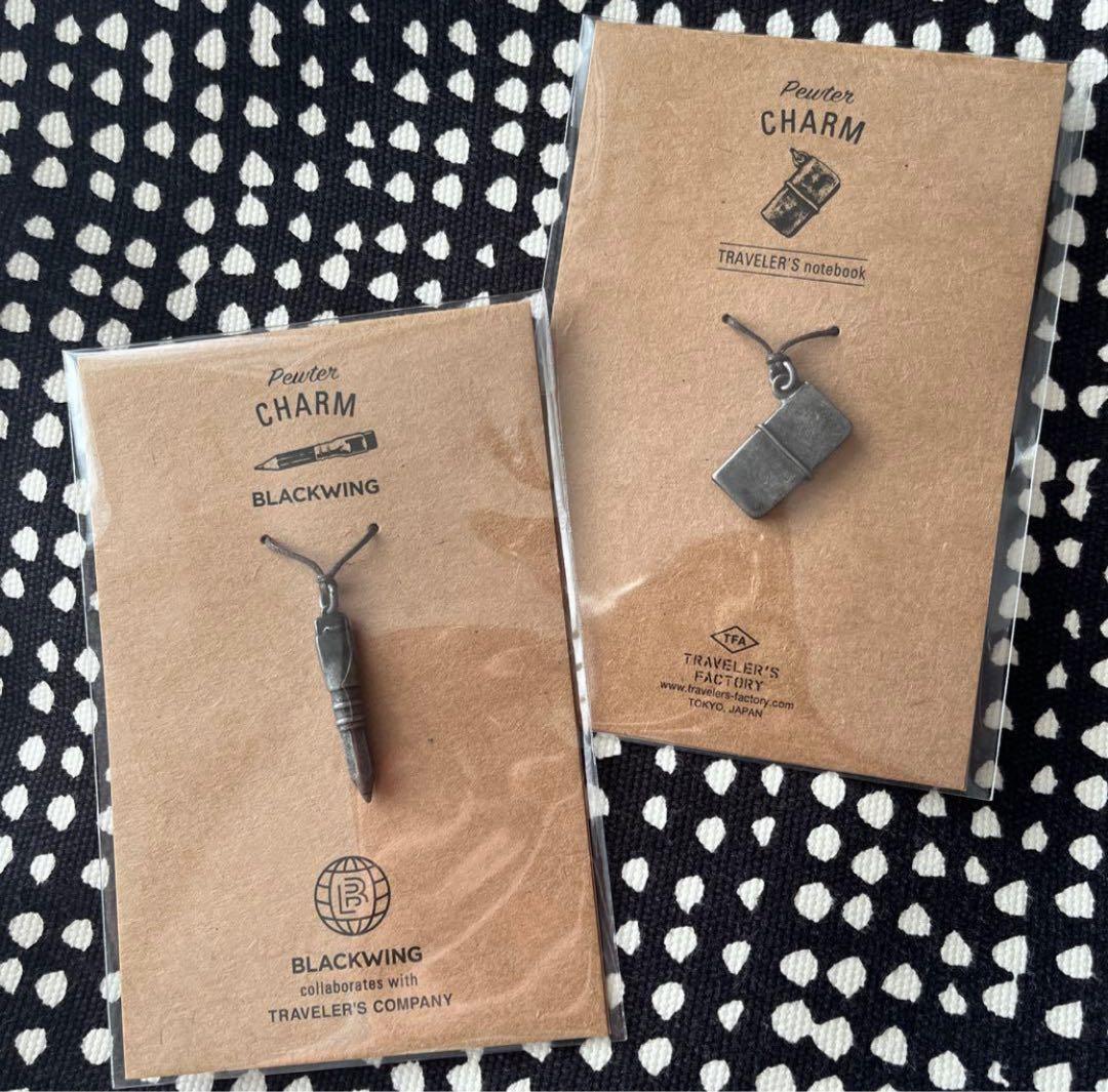 ✴️レア4点✴️トラベラーズノートBLACKWING リフィル　チャーム　レザータグ