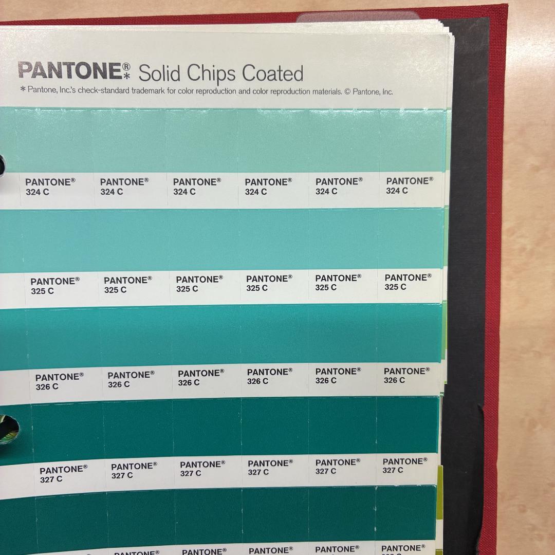 PANTONE solid chips coated カラーチップ