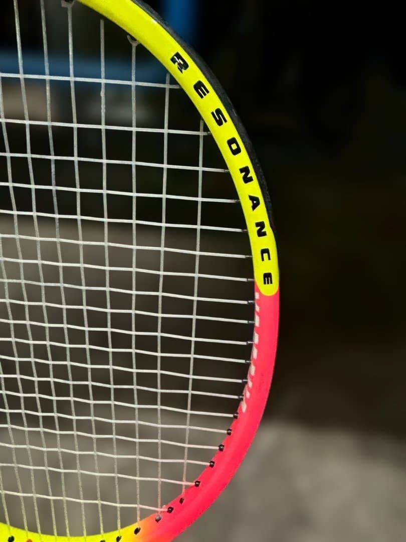 売切り レア品 蛍光黄緑？黄色？　YAMAHA EX-110 硬式テニスラケット