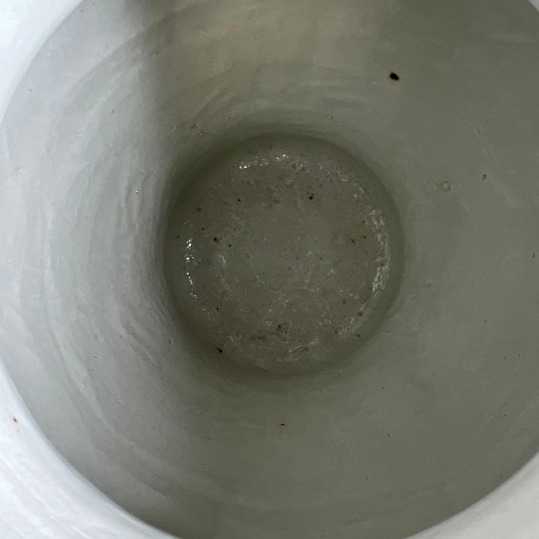 中国古玩　赤絵耳付壷　高さ約32㎝　東Y7-1104①トヒオ