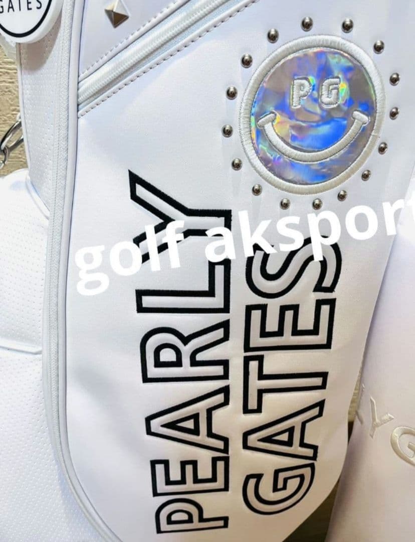 現品限●即発送対応●キャスター付き パーリゲーツキャディバッグ　ホワイト