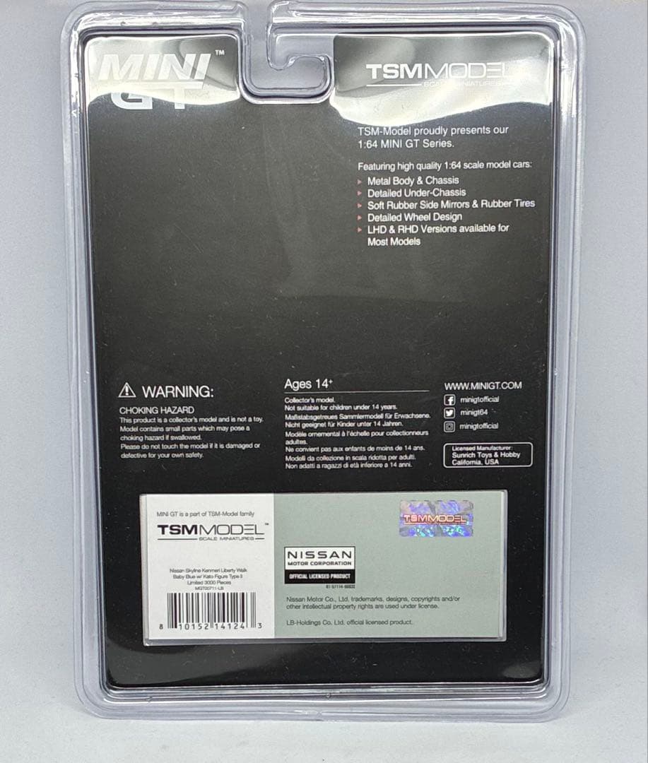 1/64 MINIGT LBWK 日産 スカイライン KPGC110 サイン入り