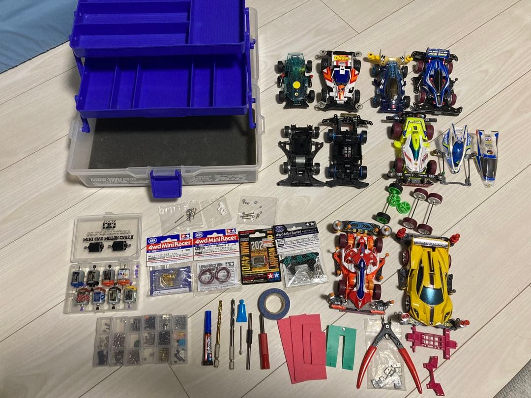 ミニ四駆　引退セット　レーサーズボックス　マッハフレーム