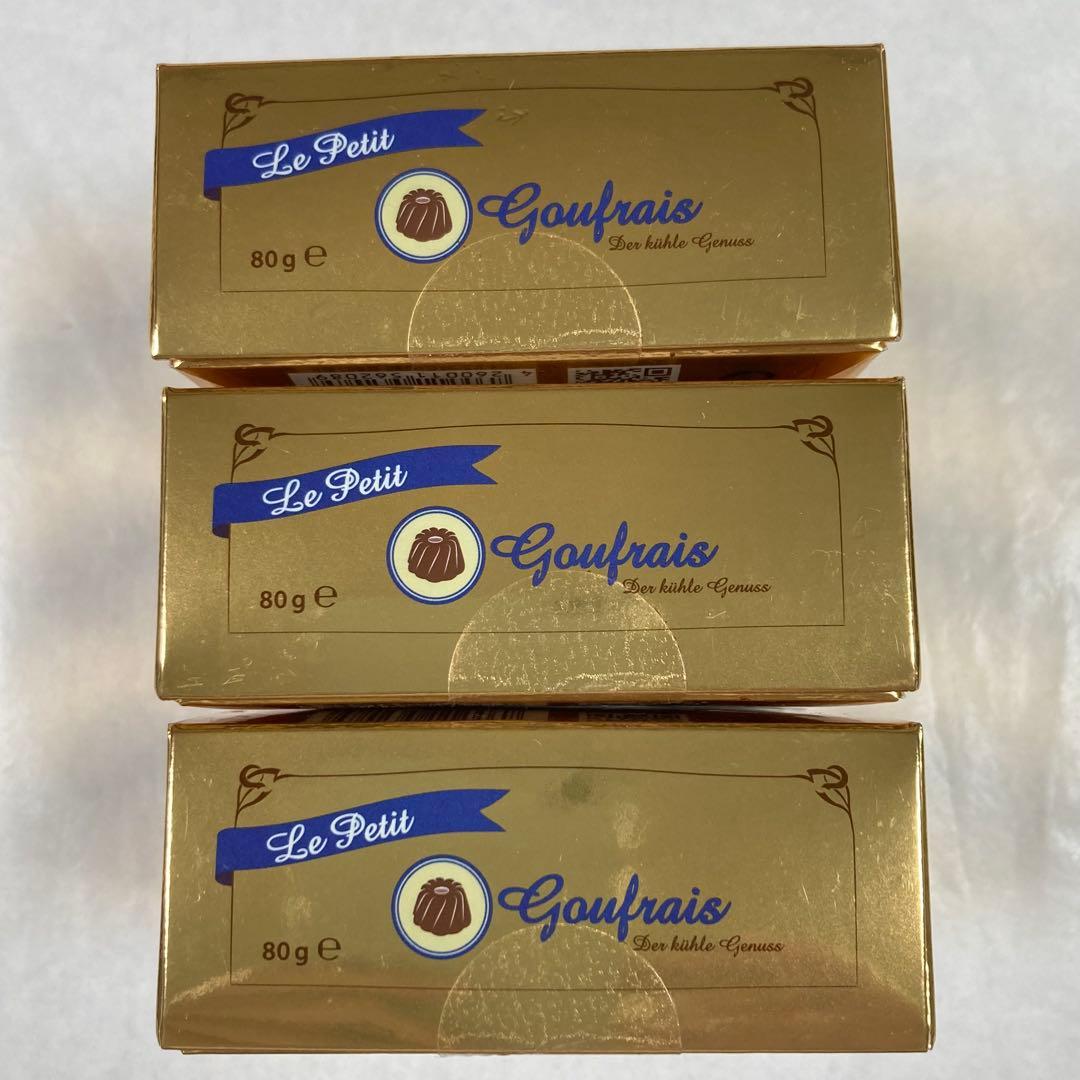 グフレチョコ 80g × 3箱セット Goufrais 新商品