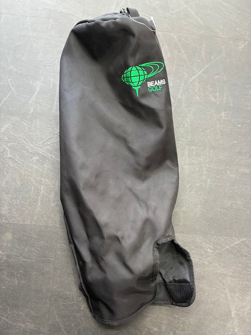 未使用 BEAMS GOLF スタンド式キャディバッグ 黒