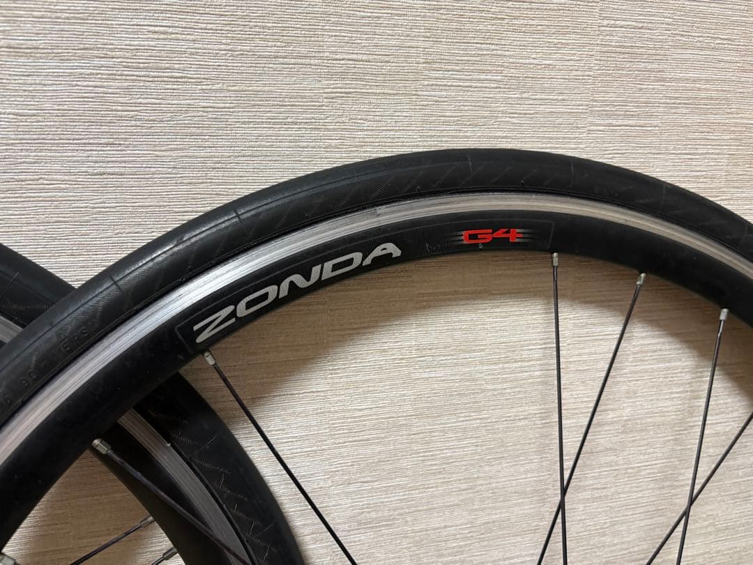 カンパニョーロ Zonda G3/G4 ホイール前後セット 並品 タイヤ付
