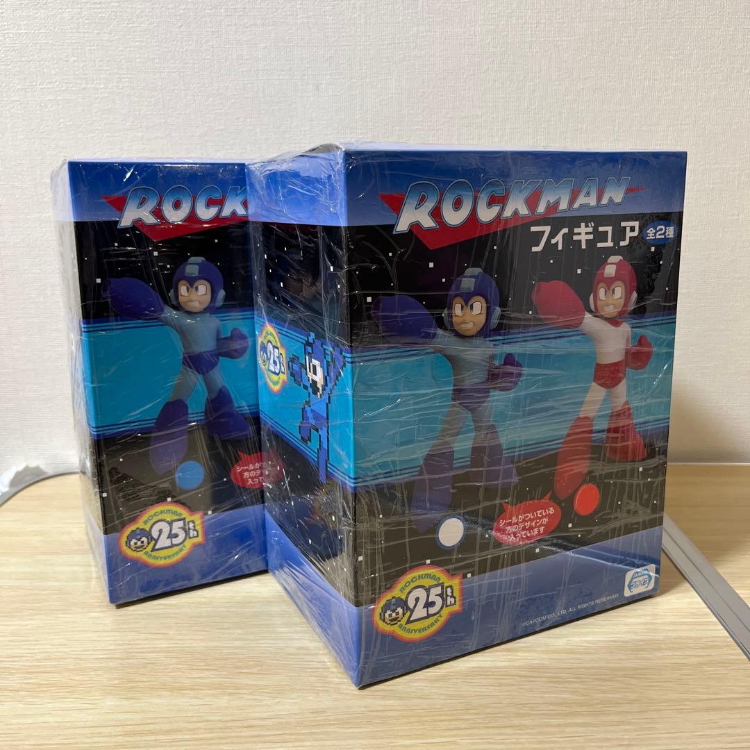 ロックマン　25周年　フィギュア　プライズ　2個セット　新品