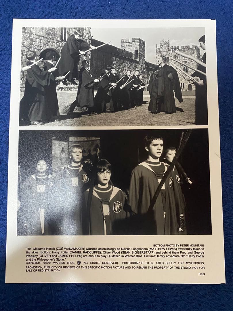 ハリーポッター　賢者の石　映画スチール写真5枚セット