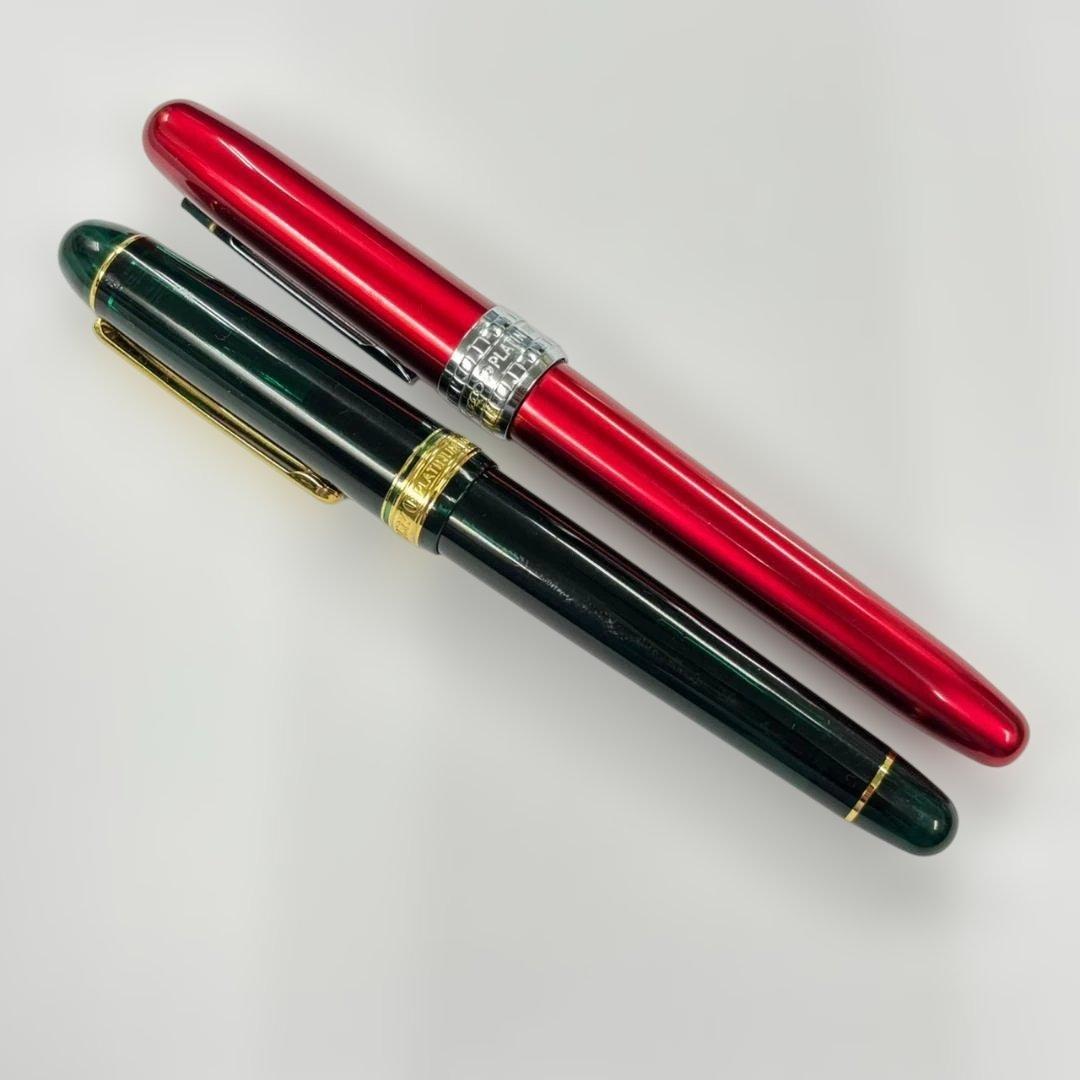 PLATINUM 万年筆　プラチナム　3776　センチュリー　14K　金　2本