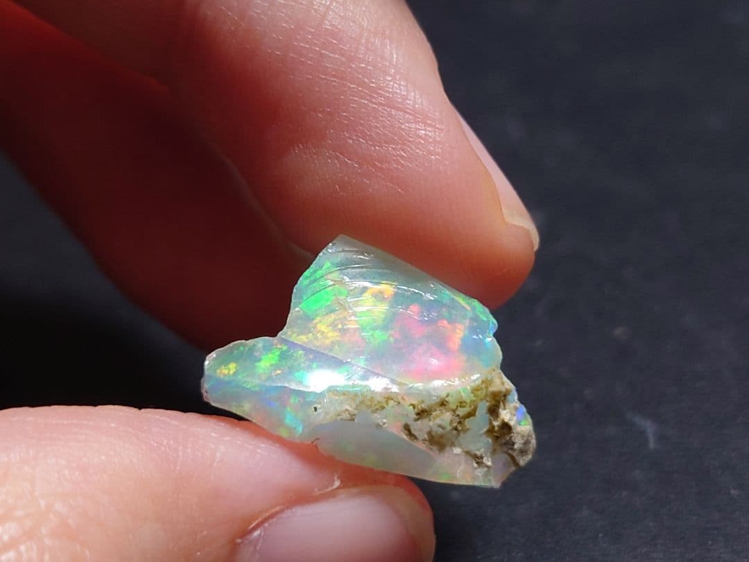 エチオピアウェロ産　オパール　ジュエリーグレード　鉱物標本　原石