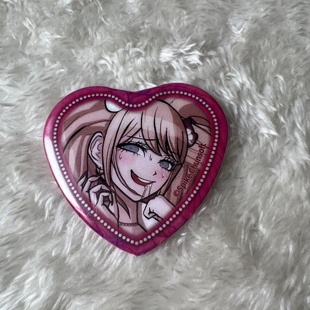 ダンガンロンパ 照れ顔ハート缶バッジ 島盾子 霧切響子 セット