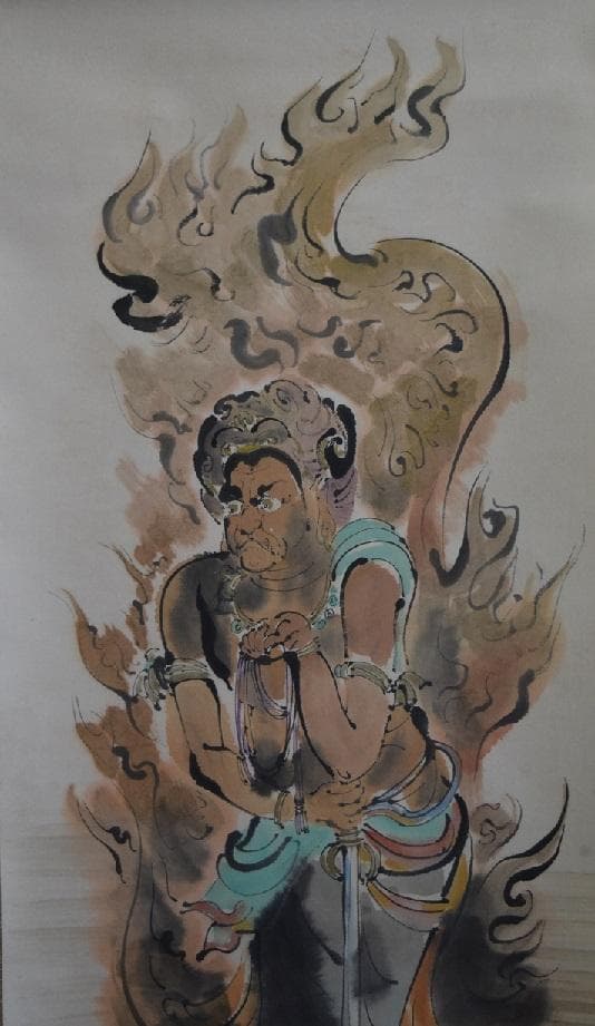 コロナ制圧祈願還元キャンペーン！！小林五浪　絹本肉筆　掛軸　共箱全揃