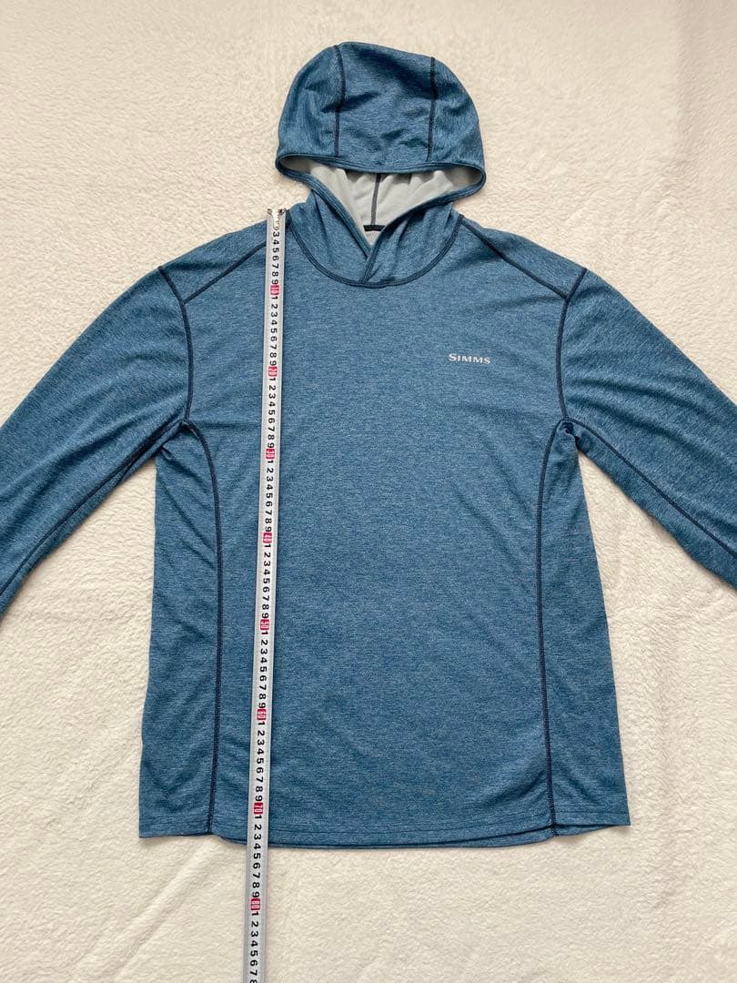 シムス　SIMMS フード付ロングスリーブ　長袖パーカー　カットソー　Mサイズ