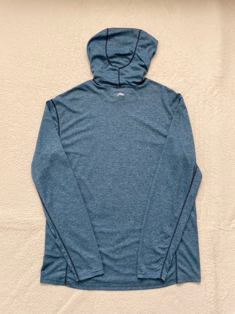 シムス　SIMMS フード付ロングスリーブ　長袖パーカー　カットソー　Mサイズ