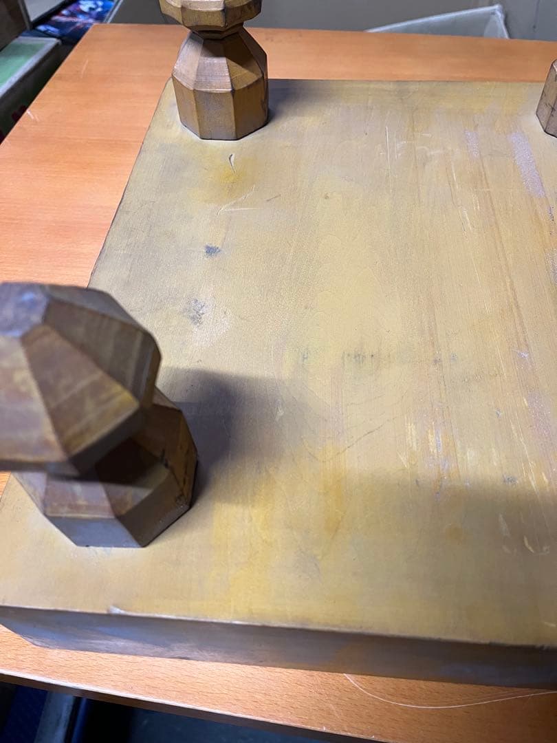 木製囲碁盤 標準サイズ 足付き　囲碁将棋　希少　レア