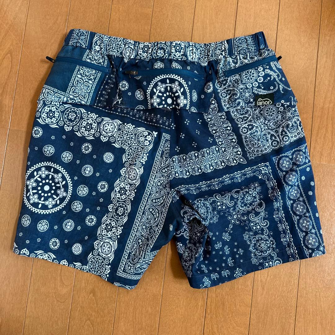 【ranor】BANDANA MIDDLE SHORTS Indigo