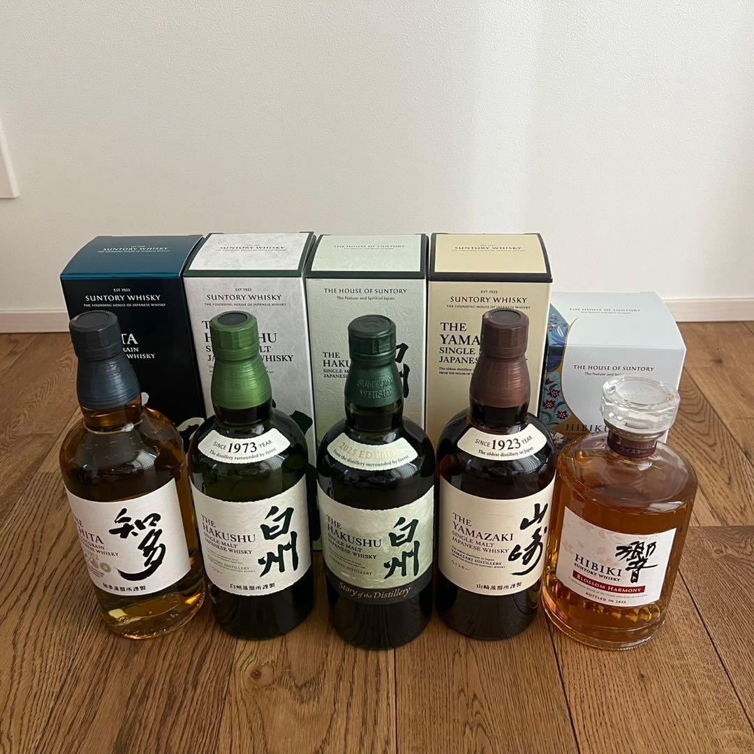 ☆未開封☆サントリー 日本のウイスキー 5本セット限定品　レア