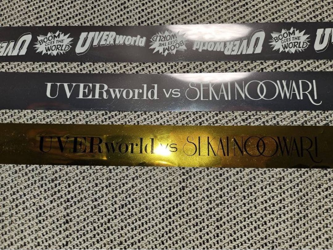 UVERworld セカオワ　対バン　金テープ　銀テープ　3本セット