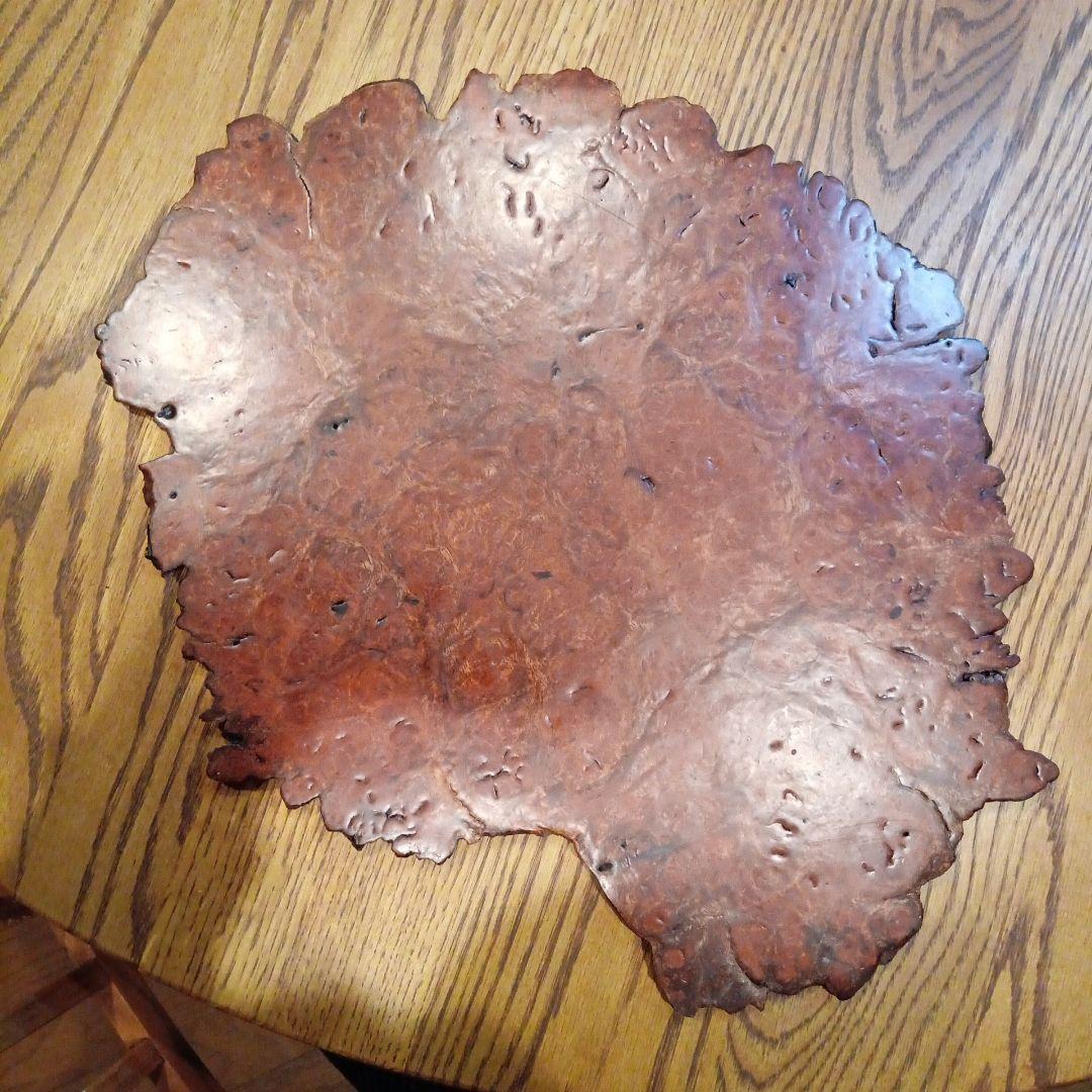 瘤杢　プレート　飾り台