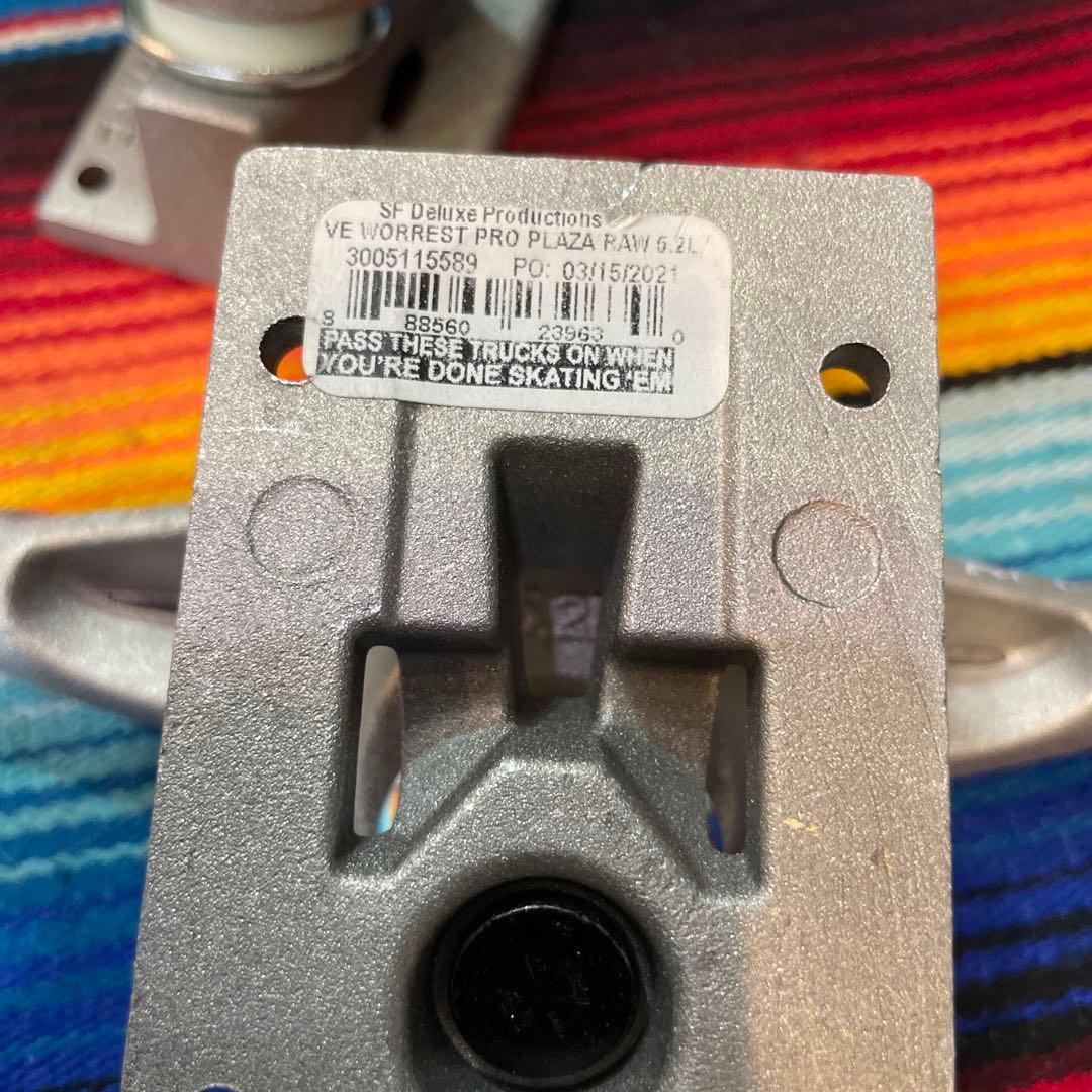 ベンチャー　トラックWORST スケートボードトラック グレー5.2low