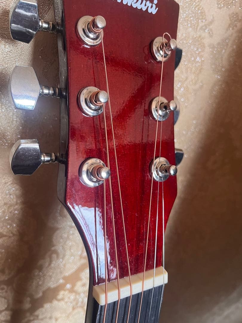 アコースティックギター ナチュラルカラー ケース付き おまけ付き