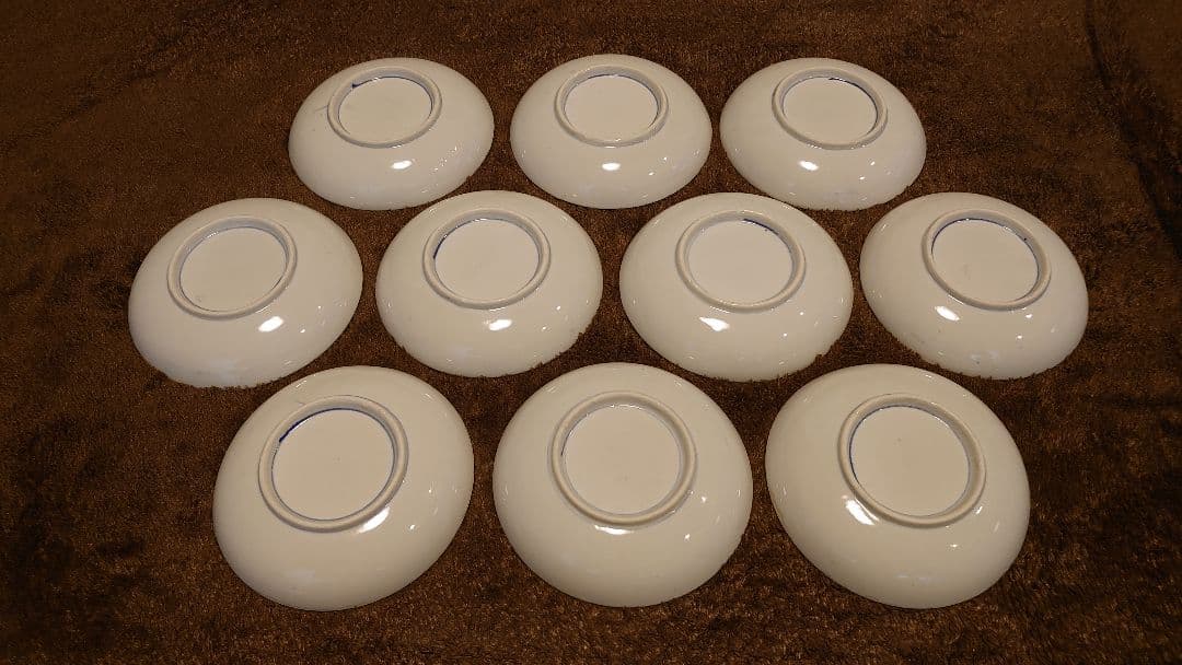 古伊万里　伊万里　染付　豆皿　菓子皿 １０客