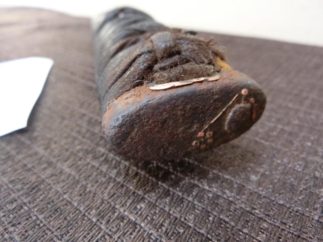 早い者勝ち！【 柄　柄巻き　縁頭　目貫　刀装具の部品・Rk・小道具】★拵え刀剣