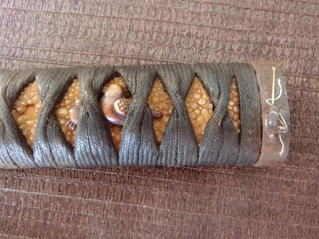 早い者勝ち！【 柄　柄巻き　縁頭　目貫　刀装具の部品・Rk・小道具】★拵え刀剣