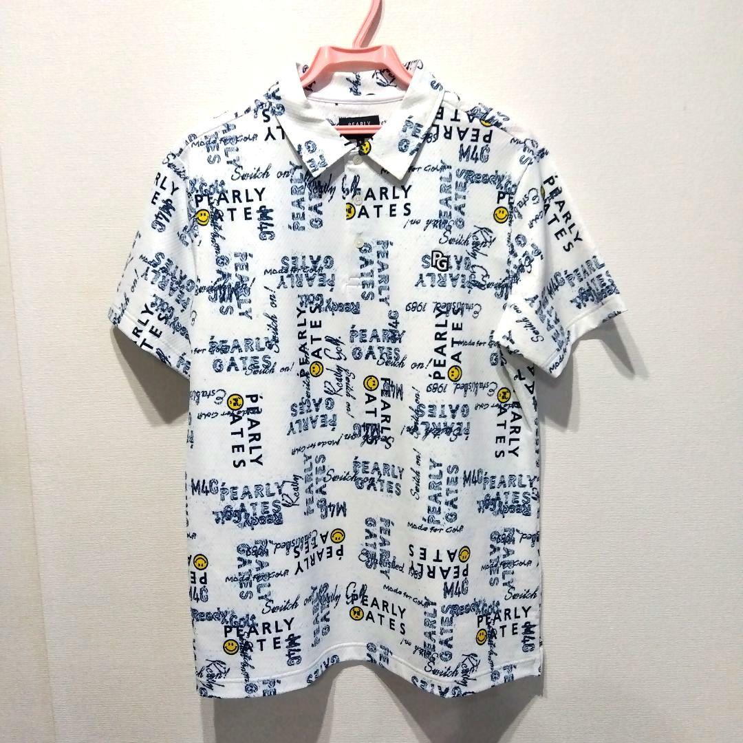 PEARLY GATES 半袖シャツ ホワイト