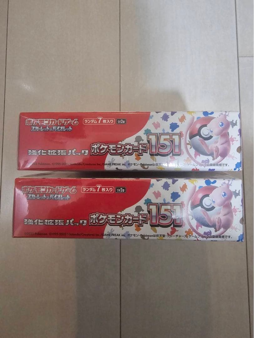 ポケモン　151 box シュリンク付き　絶版　ポケモンカード　廃盤品　ボックス