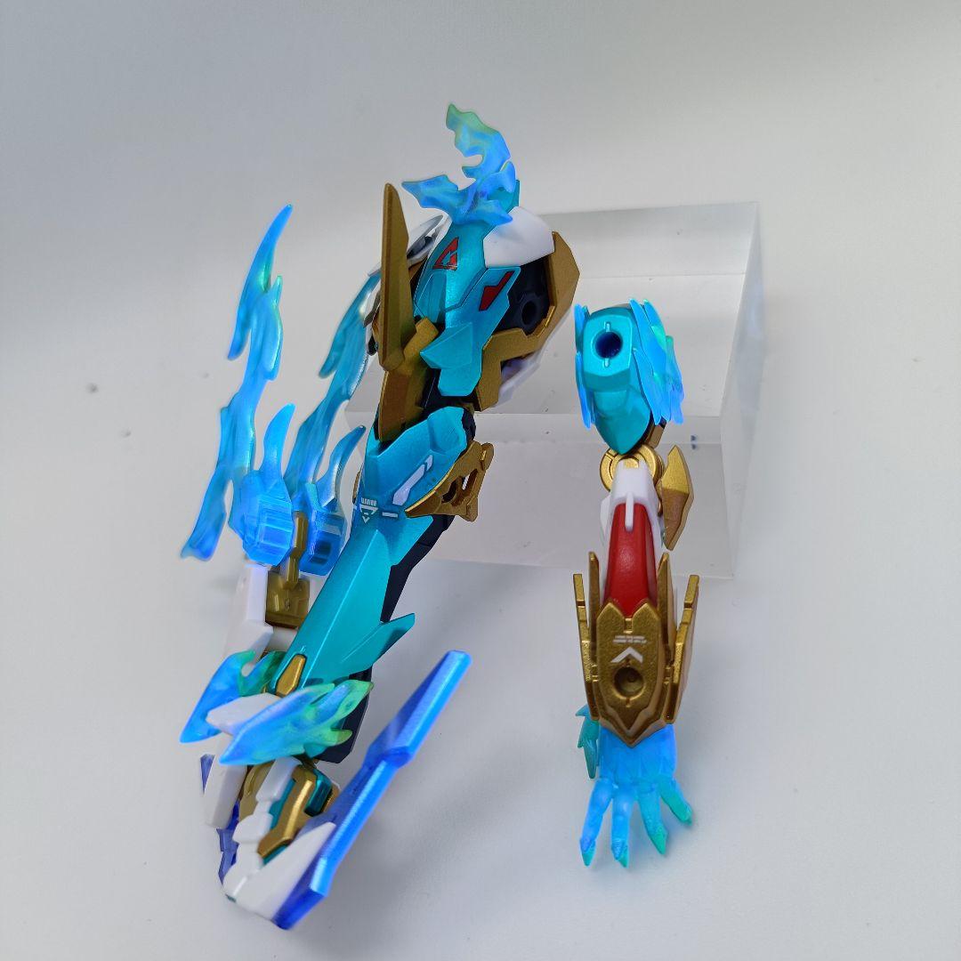 メガミデバイス　皇巫（オウブ) スサノヲ　蒼轟雷電　塗装完成　コトブキヤ