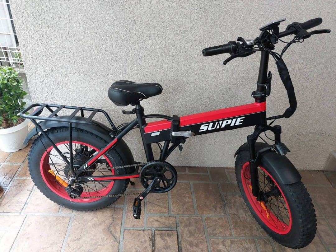 引取発送不可歓迎大阪 SUNPIE 電動アシスト自転車美品ほぼ新品