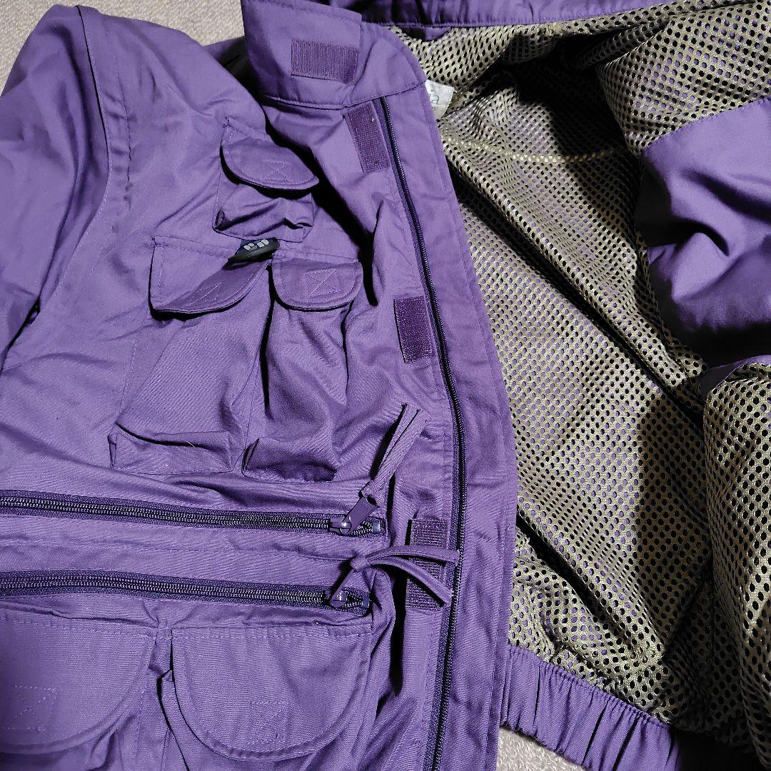 Columbia 紫色 フィッシングジャケット M