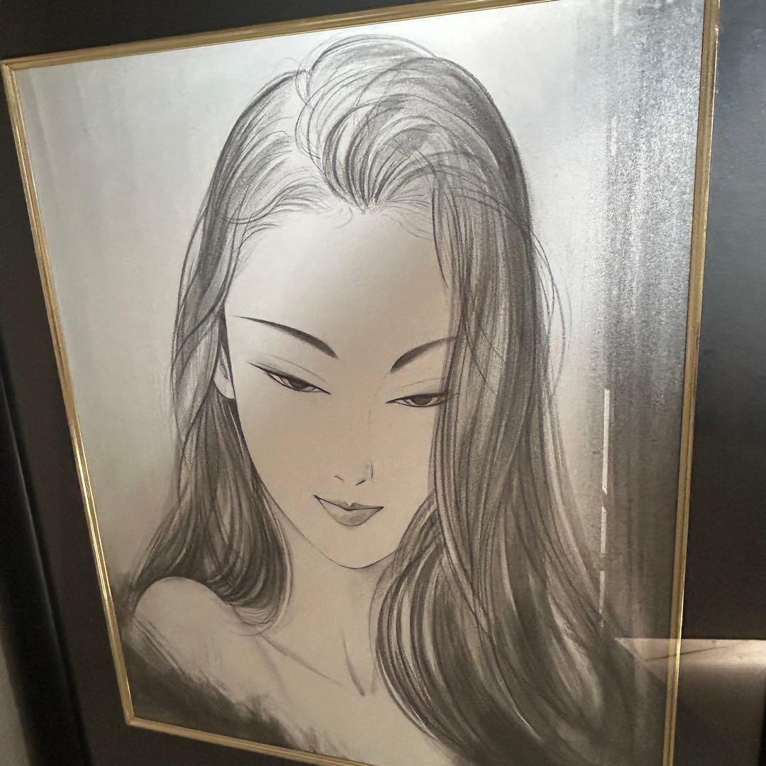 鶴田一郎 まなざし 美人画 ✨